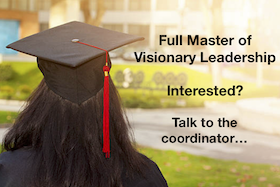 Full Master in Visionary Leadership? Talk to the coordinator...